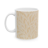 William Morris-Inspired Ceramic Mug – Willow Pattern (11oz & 15oz) - Free Shipping