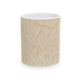 William Morris-Inspired Ceramic Mug – Willow Pattern (11oz & 15oz) - Free Shipping