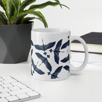 White Ceramic Coffee Mug - Free Shipping